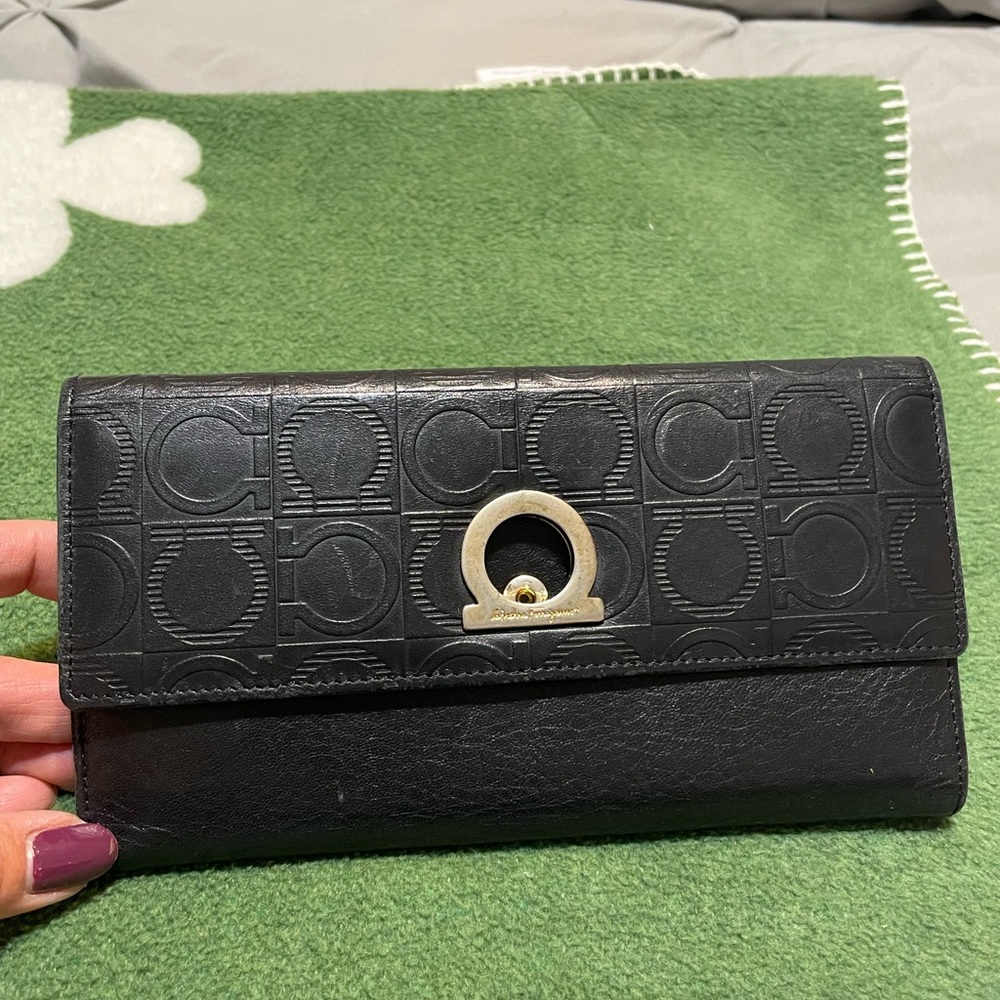 Salvatore Ferragamo Black Wallet